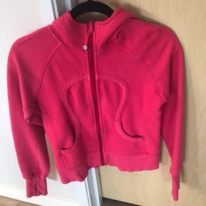 Hot pink “Scuba” hoodie from Lulu Lemon!